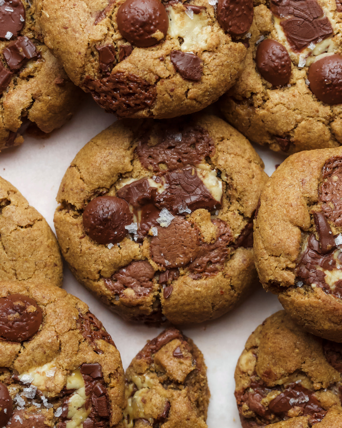 Salted Maple & Rye Chocolate Chip Cookies