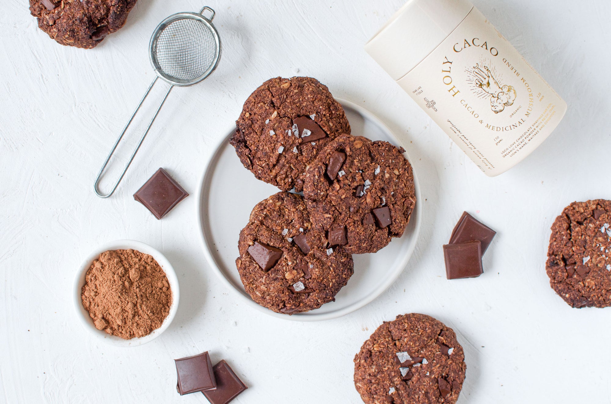 Vegan Double Choc Chip Cookies