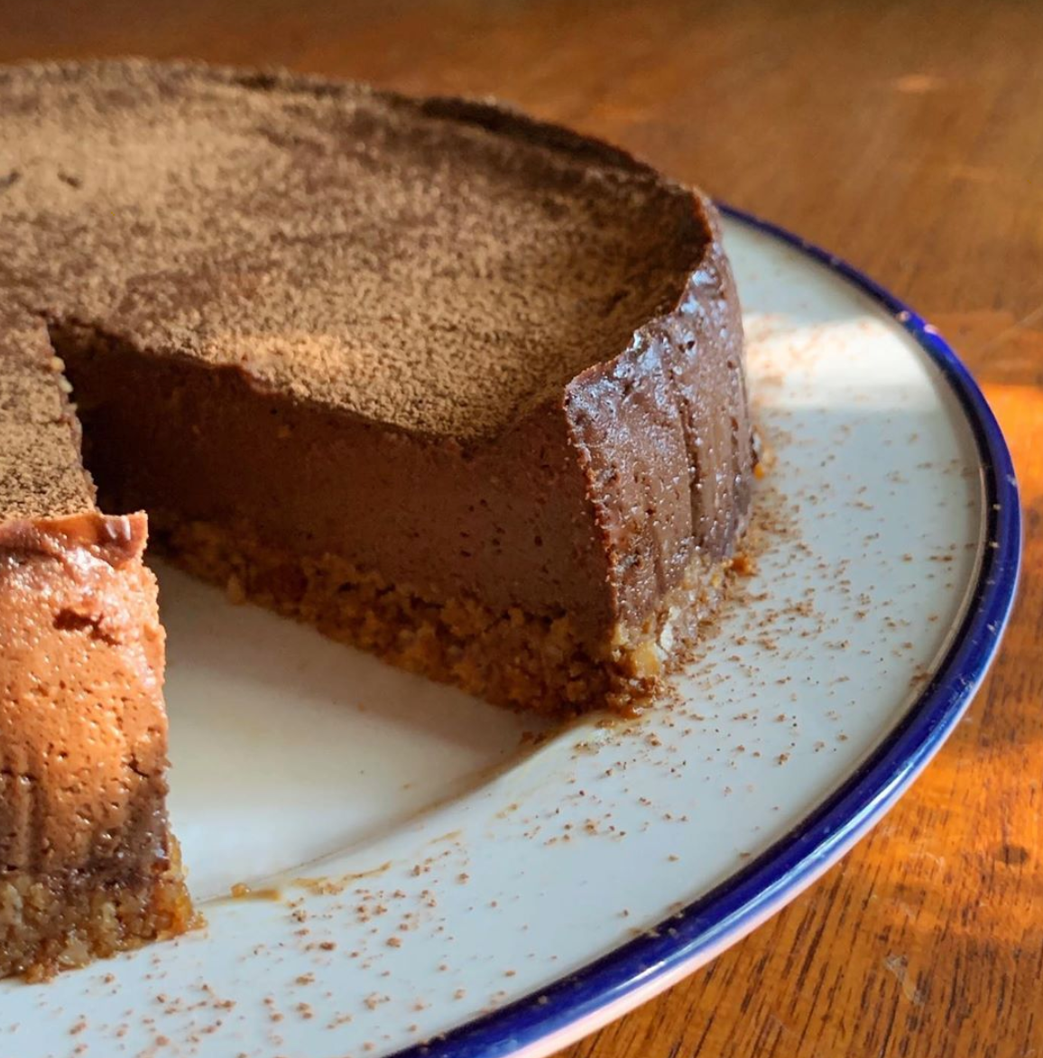 Baked Chocolate 'Cheese' Cake