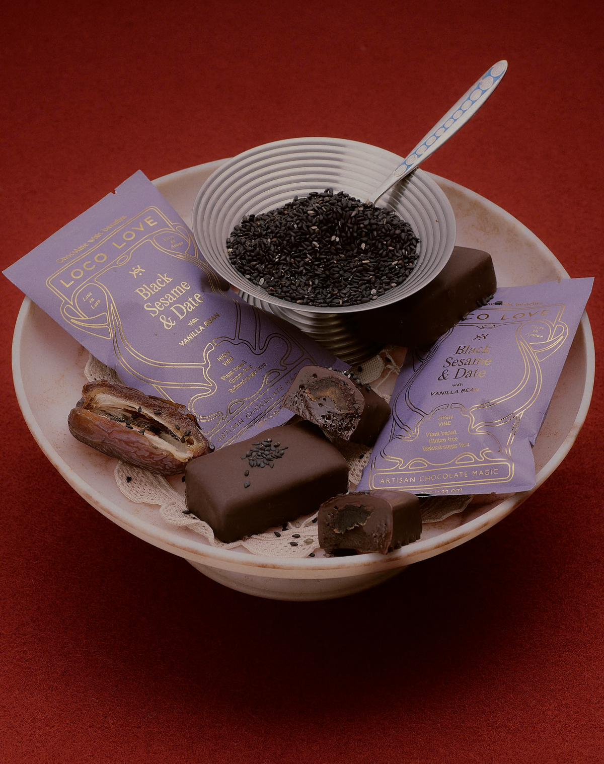 The Natural Sweetness of Black Sesame & Date