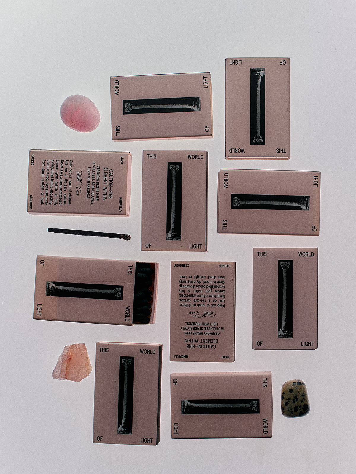 This World of Light Matchbox
