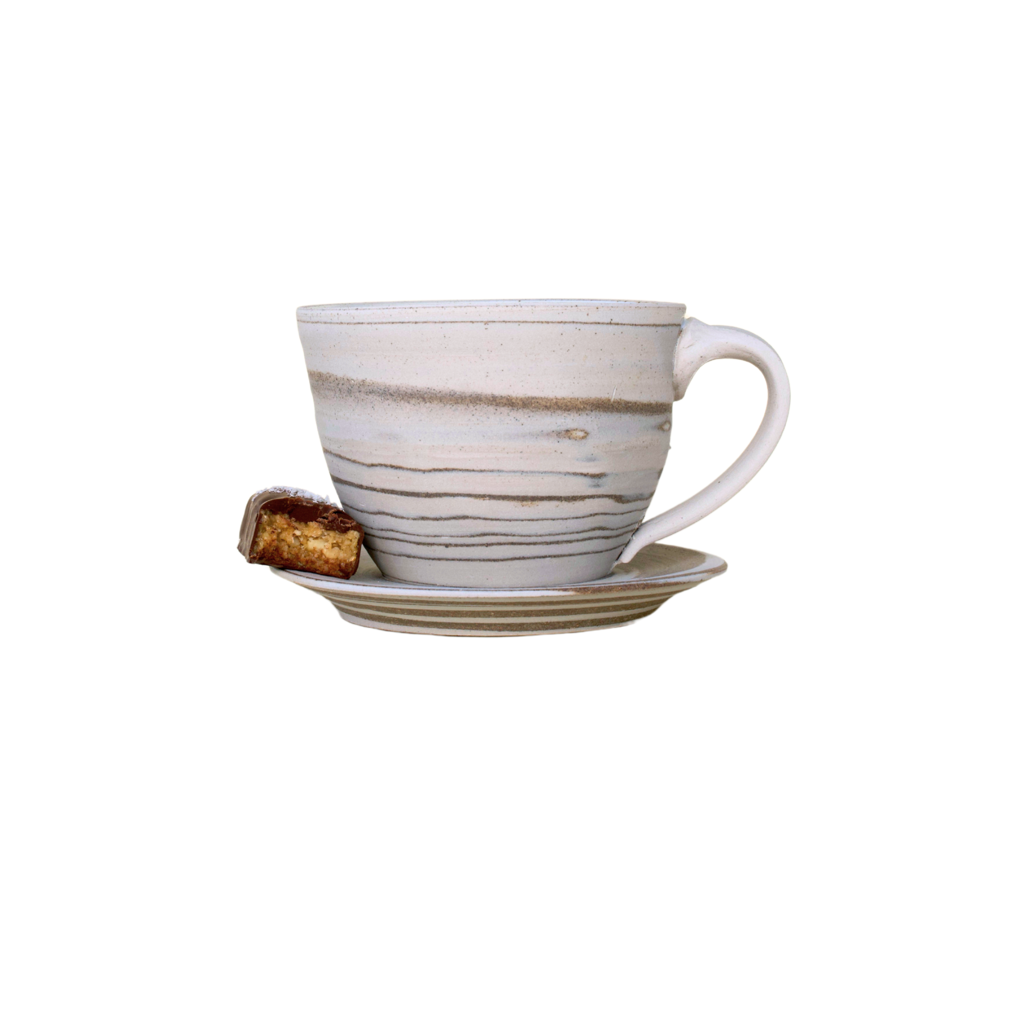 Marbled Mug Set - Creme