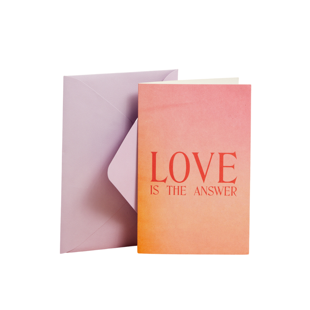 Love Is The Answer Card – Loco Love